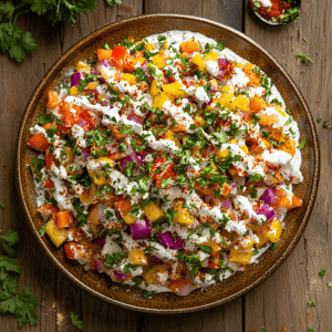 Veg Chaat with Yogurt